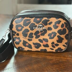 Coach leopard Jamie camera bag